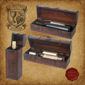 Coffret à bouteille en bois – Style vintage